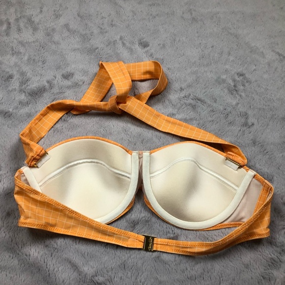 NWOT Charlie by Matthew Zink Orange Bikini Top - Picture 5 of 8